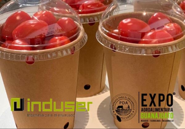 Induser presenta la nueva envasadora de chile en la Expo Agroalimentaria de Guanajuato, Méjico