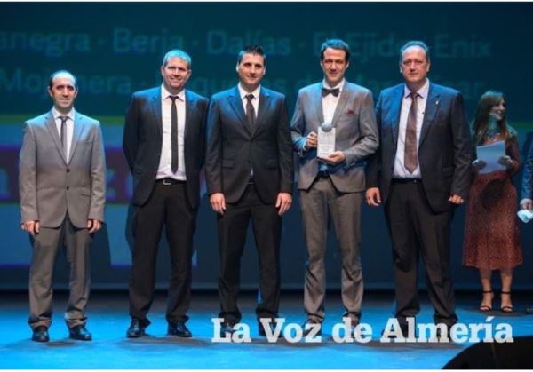 Induser is awarded the prize for innovation, the Poniente Almeriense Prizes 2016