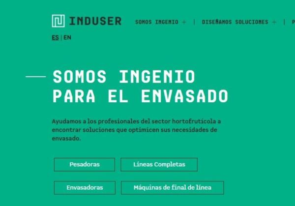 Induser renueva su sitio web
