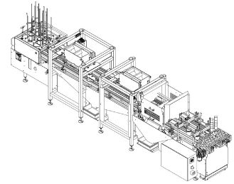 PACKAGING LINE - CHAIN CONVEYOR BELT